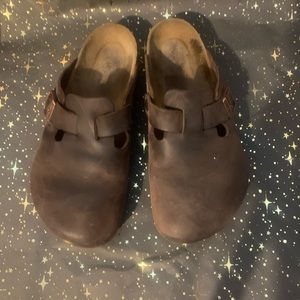 Birkenstock Boston oiled brown leather, size 39